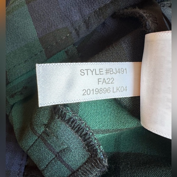 JCrew factory plaid pant. Size 4. - Picture 8 of 9
